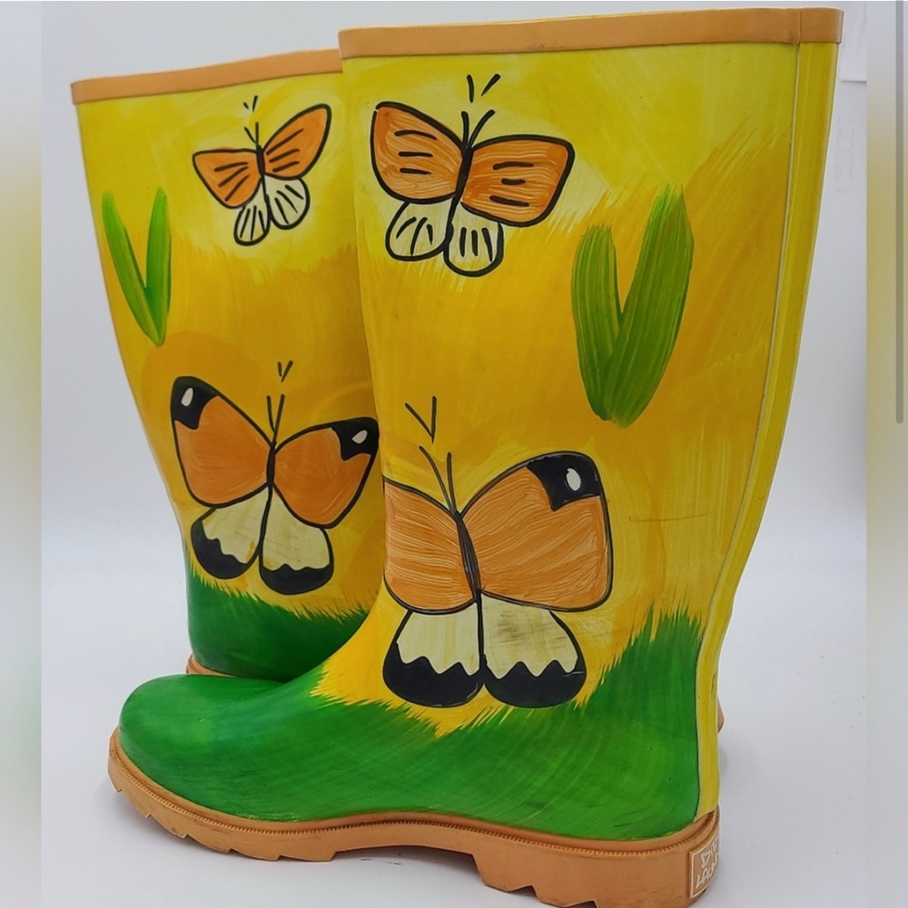 Dirty Laundry custom rain boots